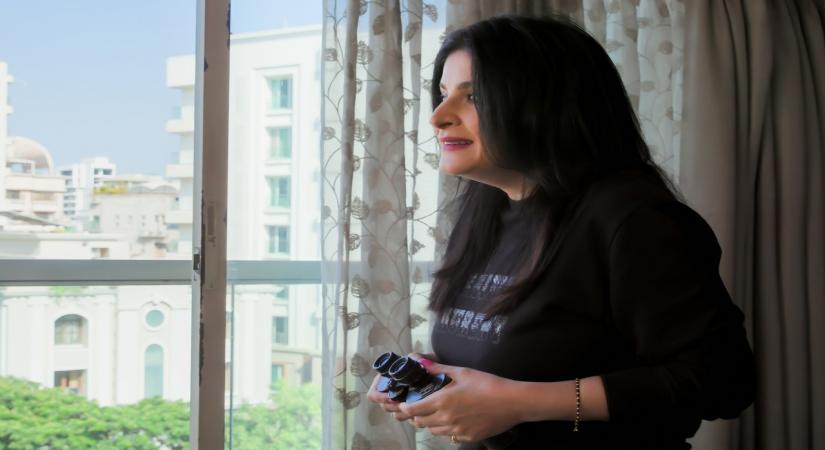 Maheep Kapoor likes to keep track of her neighbourhood.