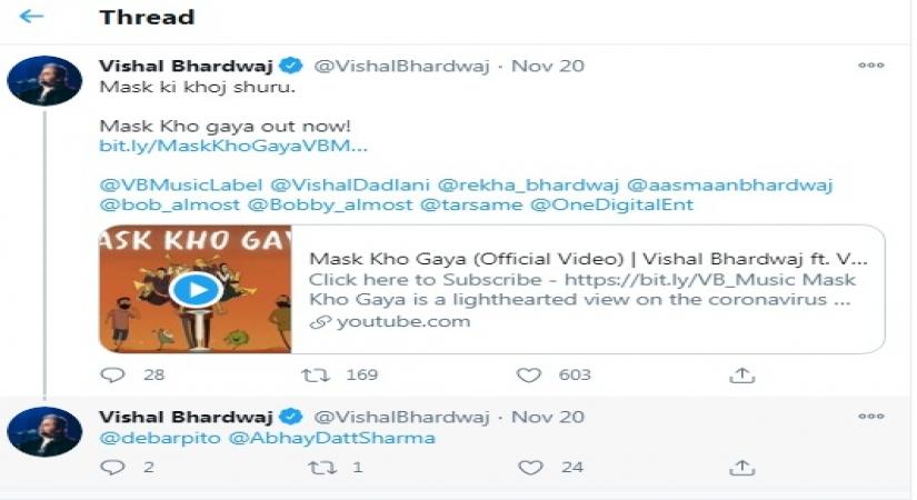 Vishal Bhardwaj, Vishal Dadlani collaborate on a 'relevant, necessary' song.