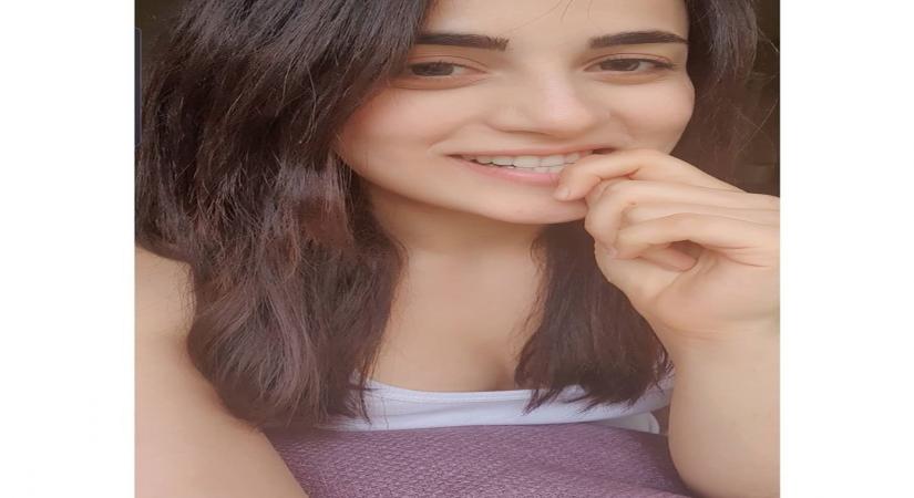 Radhika Madan poses on a jet ski