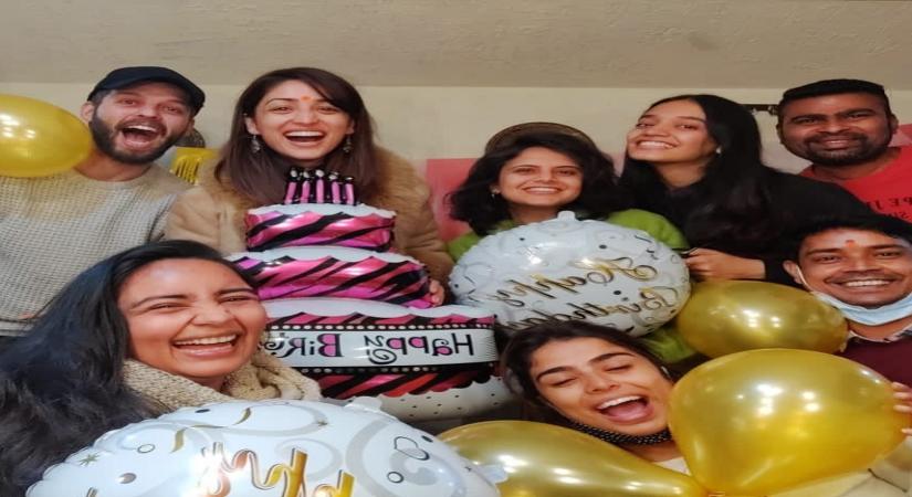 Yami Gautam thanks her extended family for making her working birthday memorable.