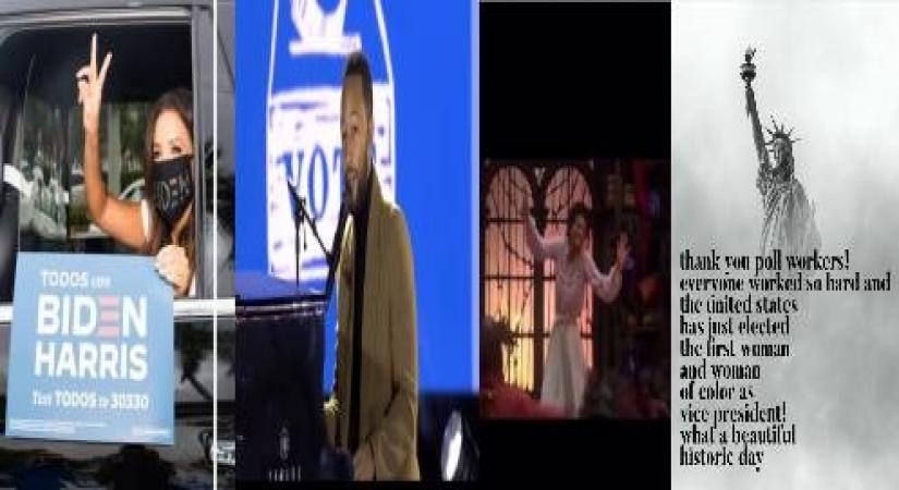 Hollywood celebrates Kamala Harris My VP is a black woman