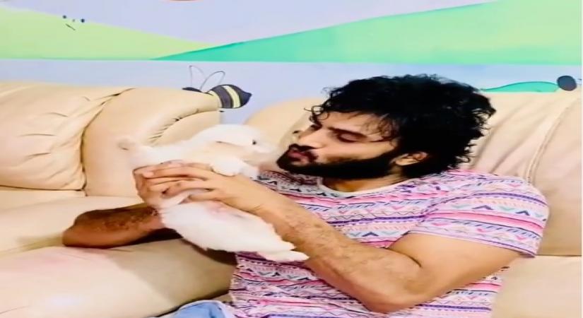 Sudheer Babu welcomes a 'Pawsome member' into his family.