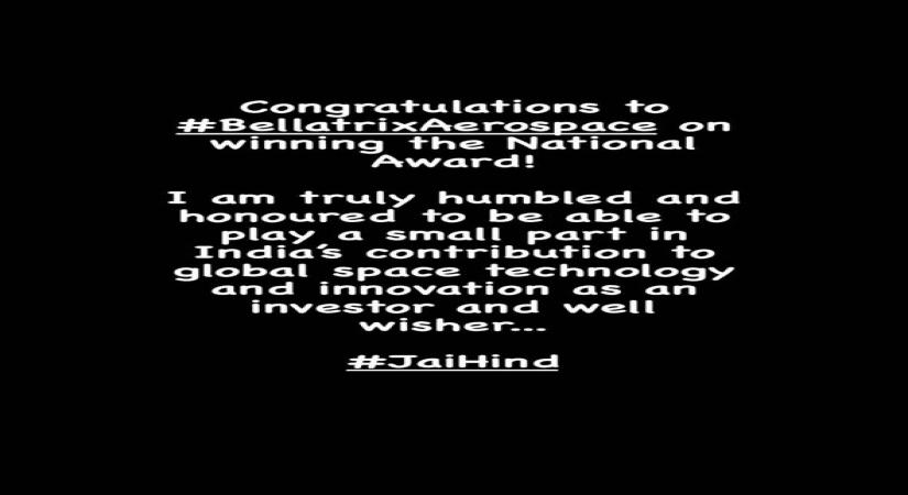 Deepika on being part of India's contribution to global space technology.