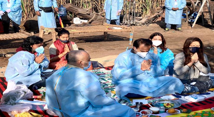 Nushrratt Bharruccha starts shooting for 'Chhorii' in Madhya Pradesh.