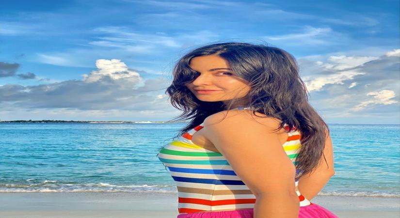 Katrina Kaif shares her day out at the beach.