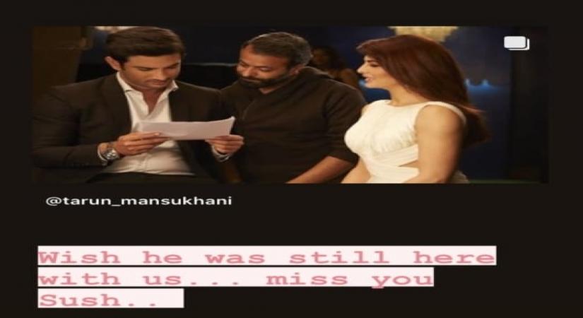 Jacqueline Fernandez remembers Sushant Singh Rajput