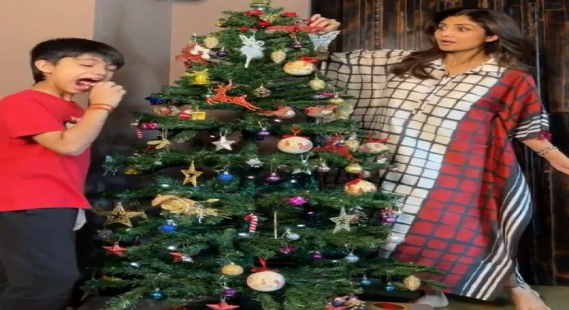 Shilpa Shetty reveals her favourite Christmas tradition.