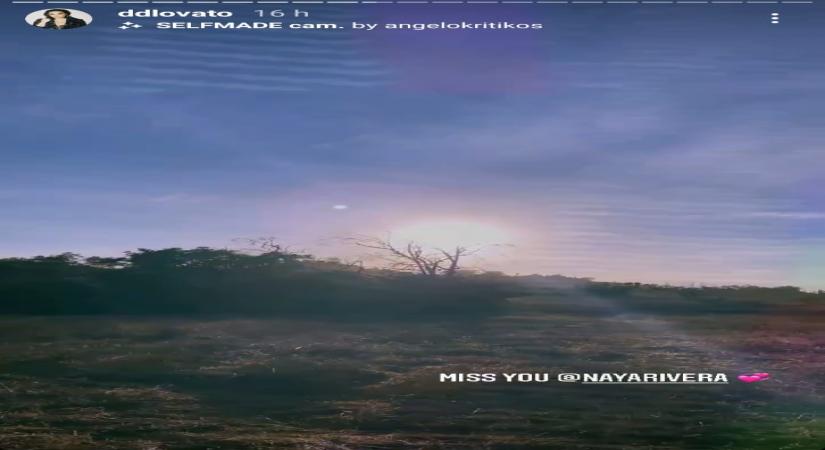 Demi Lovato misses late co-star Naya Rivera.