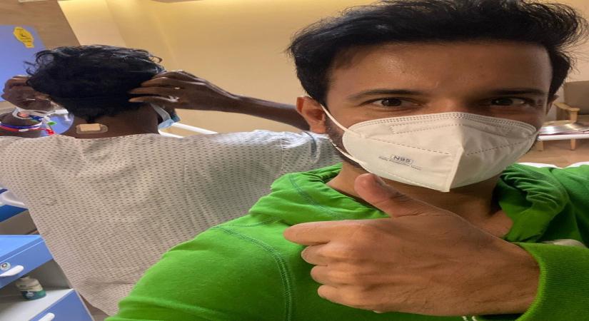 Aamir Ali shares Remo D'Souza's health update with pics.