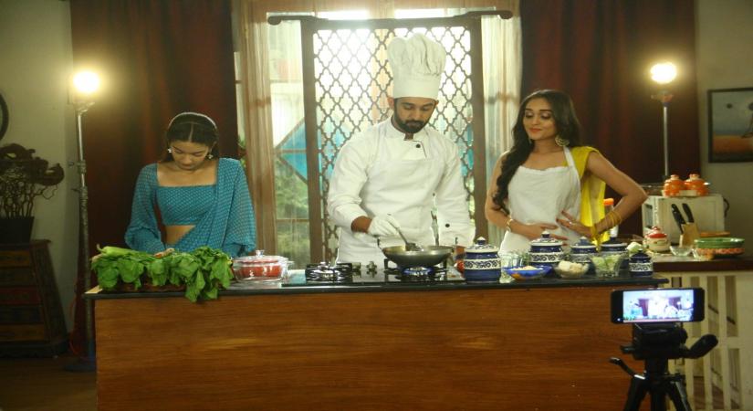 TV actor Rajveer Singh uses lockdown skill at work.