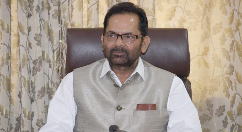 Mukhtar Abbas Naqvi. (File Photo: IANS)