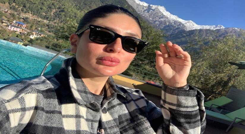 Kareena bids goodbye to Himachal as hubby Saif wraps up 'Bhoot Police' shoot.