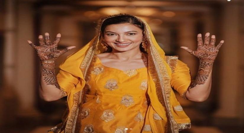 Gauahar Khan shares photos of her Mehndi ceremony