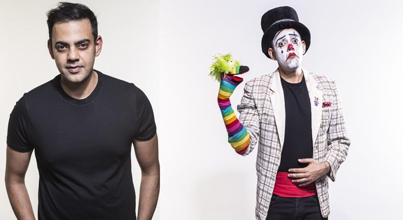 Cyrus Sahukar (L) as Soso in 'I Don't Like It As You Like It' (R) Source: Aadyam