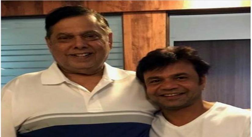 Actor Rajpal Yadav with filmmaker David Dhawan.