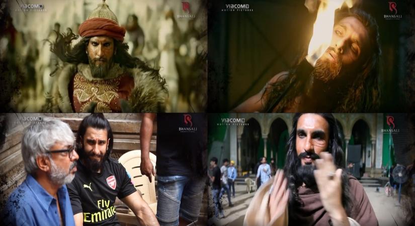 Padmaavat turns 3: Ranveer Singh looks back at tryst with dark side.(photo:instagram)