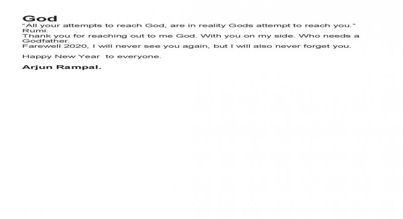 Arjun Rampal: I've never been on the wrong side of the law (Photo Credit: Instagram)