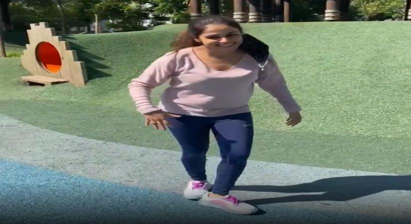 Actress Genelia Deshmukh enjoyed a day out with her children on Friday. She says kids are amazing for the way they teach one how to live in the moment.