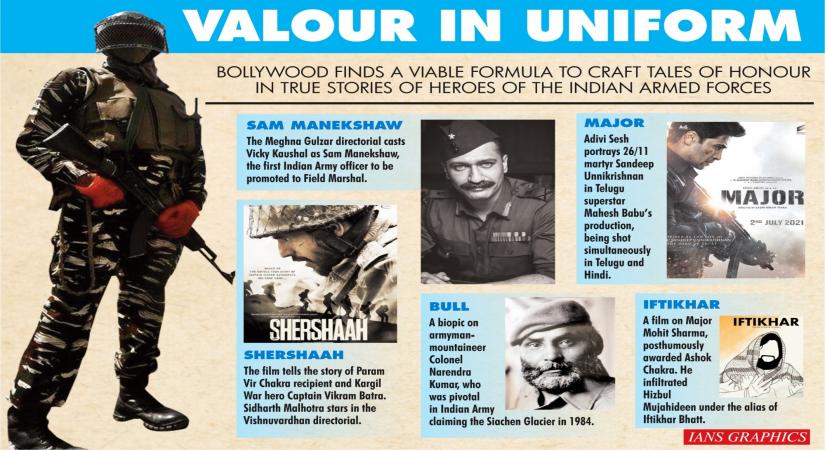 Men of honour: Reel heroes bring alive real heroes.