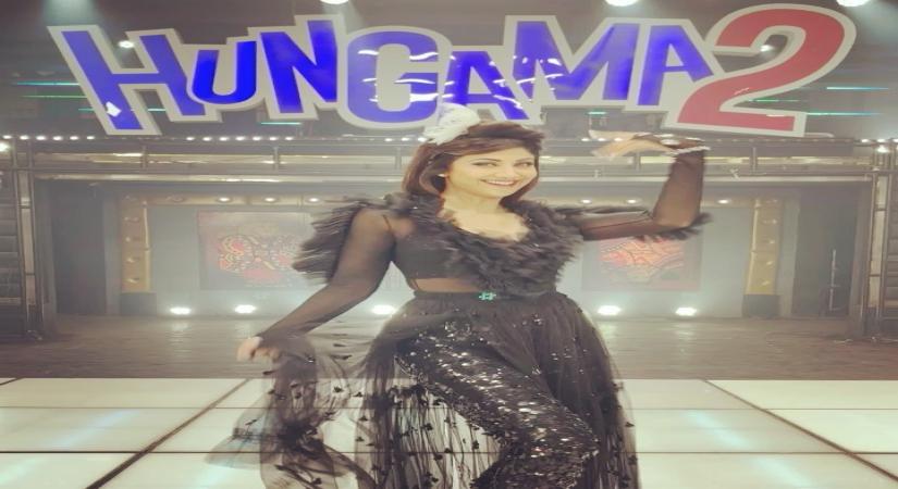 Shilpa Shetty, Paresh Rawal shoot for title track of 'Hungama 2' (Credit: Instagram)