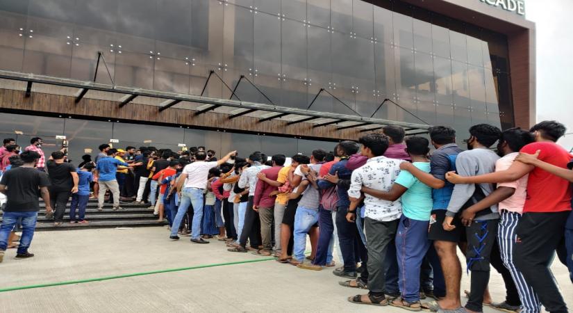 Fans forget social distancing to advance-book tickets of Vijay and Vijay Sethupati's next