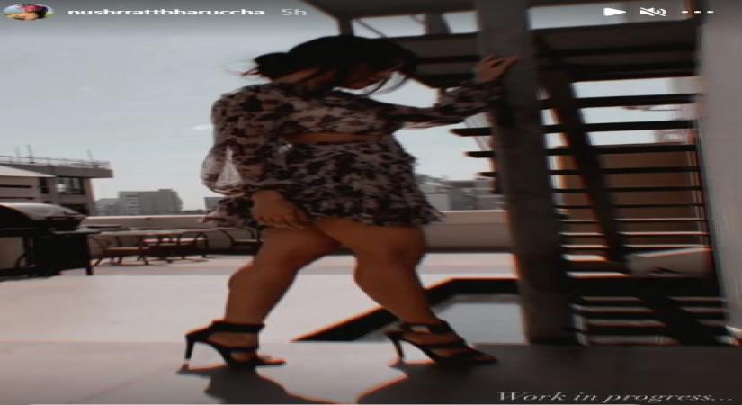 Nushrratt Bharuccha spent Saturday sending out sultry vibes to fans on social media. The actress posted pictures on Instagram Stories where she aces the style game.