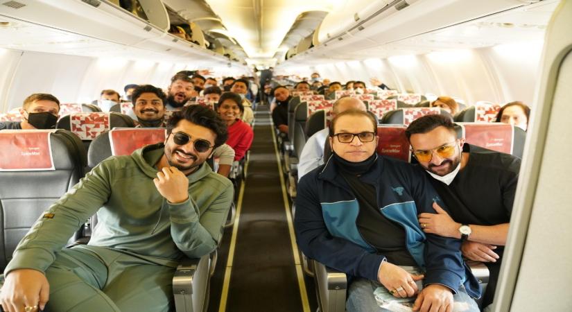 Saif Ali Khan, Arjun Kapoor off to Jaisalmer for 'Bhoot Police' shoot