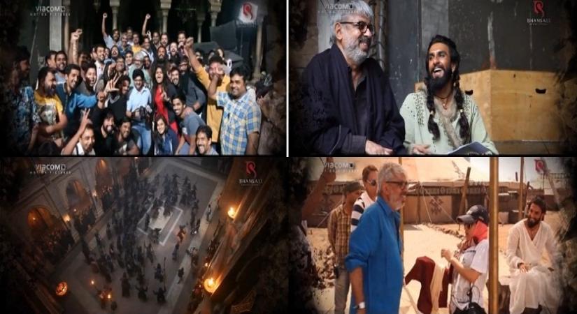 Sanjay Leela Bhansali shares unseen footage as 'Padmaavat' turns 3(credit:Instagram/@bhansaliproductions)