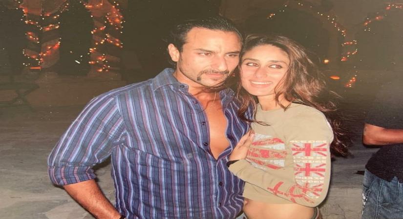 Bollywood diva Kareena Kapoor Khan cannot stop gushing about her waistline in a throwback picture she posted on wednesday.