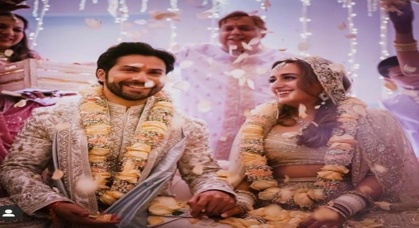 Bollywood showers love on newlyweds Varun and Natasha