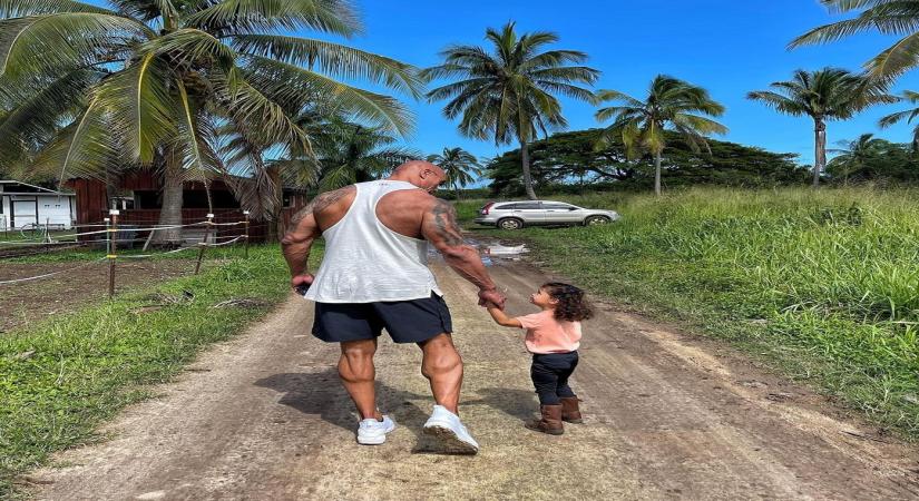 Dwayne Johnson: Every man needs a daughter (Credit: Instagram)
