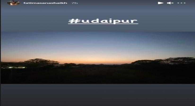 Fatima Sana Shaikh wraps the schedule of next in Udaipur