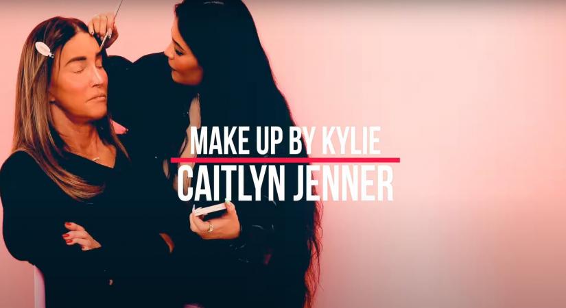 Reality TV personality Kylie Jenner gave her father Caitlyn Jenner a makeover in a video they appeared together.