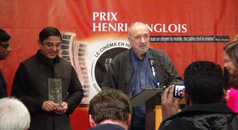 Kamal Haasan mourns loss of Oscar-winning Jean-Claude Carriere.(photo:Twitter)