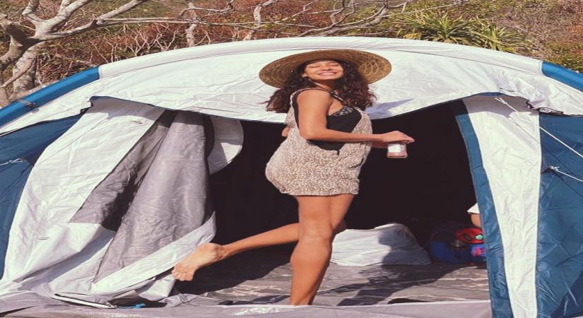 Actress Lisa Haydon had a great vacation recently, but the experience left her with a spot of realisation. On Wednesday, she posted a camping photo on Instagram and revealed how much she loves her bed. (Instagram)