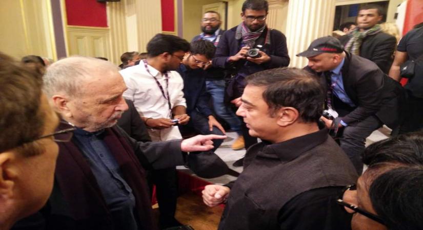Kamal Haasan mourns loss of Oscar-winning Jean-Claude Carriere.(photo:Twitter)