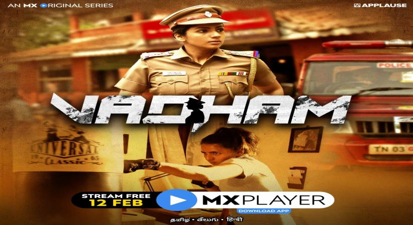 Sruthi Hariharan on her action cop avatar in Tamil web series 'Vadham'.