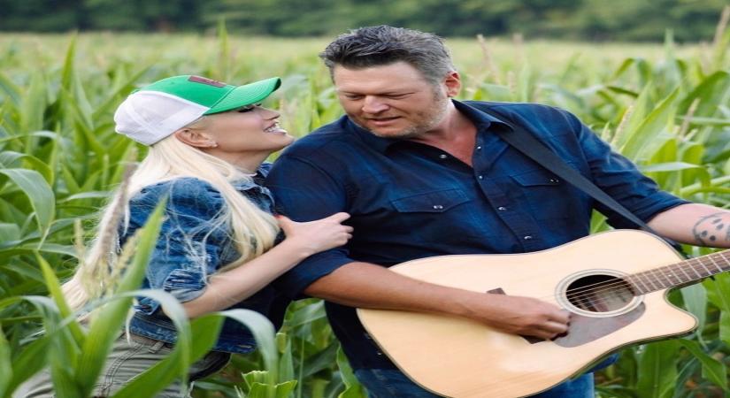 Blake Shelton, Gwen Stefani win award for 'Nobody but you'