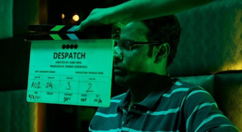 Actor Manoj Bajpayee on Saturday shared the news that he has commenced the shoot of his upcoming film Dispatch. The thriller tells the story of what goes in the underbelly of crime journalism. (Instagram)