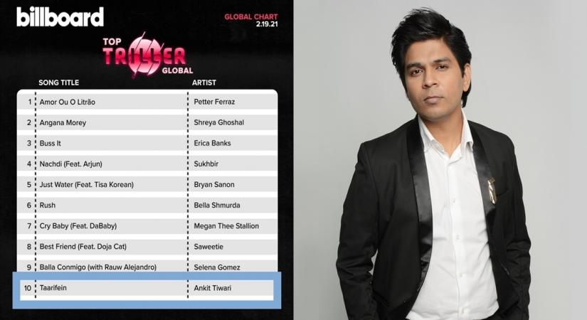 Ankit Tiwari's song 'Taarifein' in top 10 of Billboard Triller Global Charts