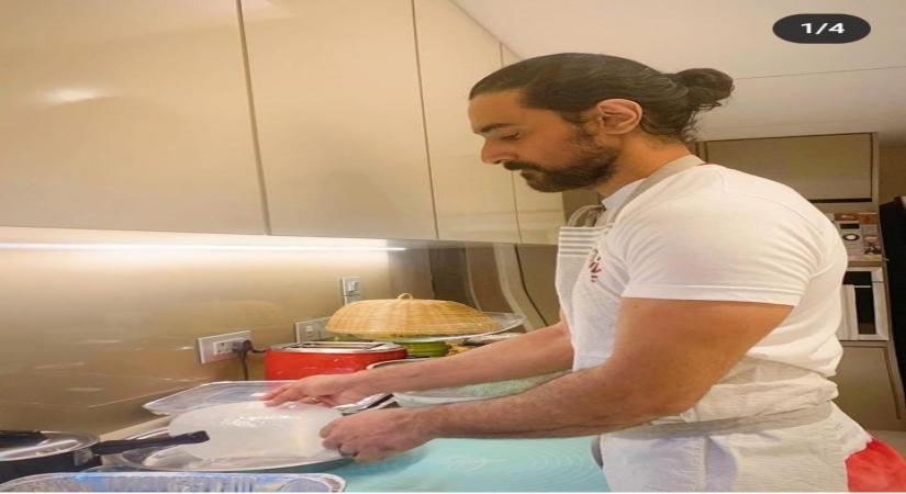 Actor Kunal Kapoor celebrated his sixth wedding anniversary on Wednesday, and going his new social media post it would seem he sure knows how to keep his wife Naina happy.