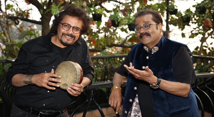 Bickram Ghosh and Hariharan at their EP launch of Ishq – Songs Of Love 
