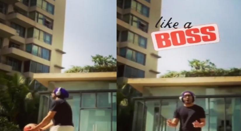 Aparshakti Khurana's basketball mantra: 'Ball till you fall'.(photo:instagram)