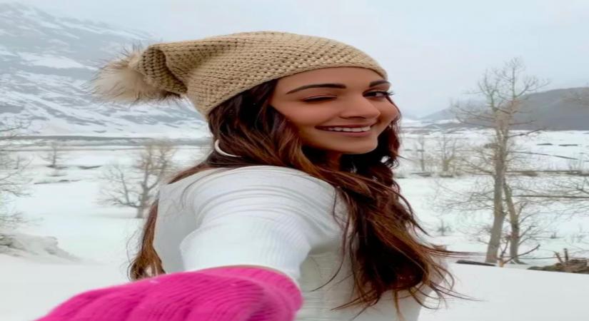 Kiara Advani shares her Manali 'snow glow'.