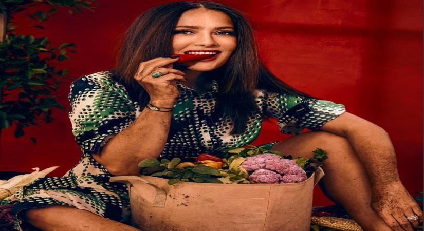Salma Hayek's daughter inspired her to grow her veggies