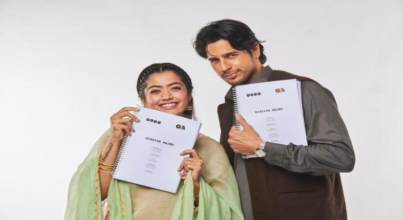 Sidharth Malhotra and Rashmika Mandanna begin 'Mission Majnu' shoot.