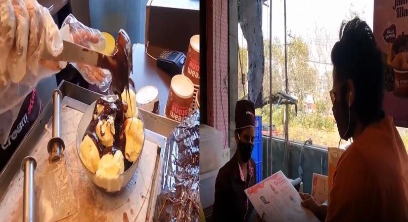 Sudheer Babu gorges on over 8K calories ice-cream.