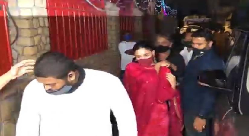 Alia visits Shiv temple, asks for 'something special'.