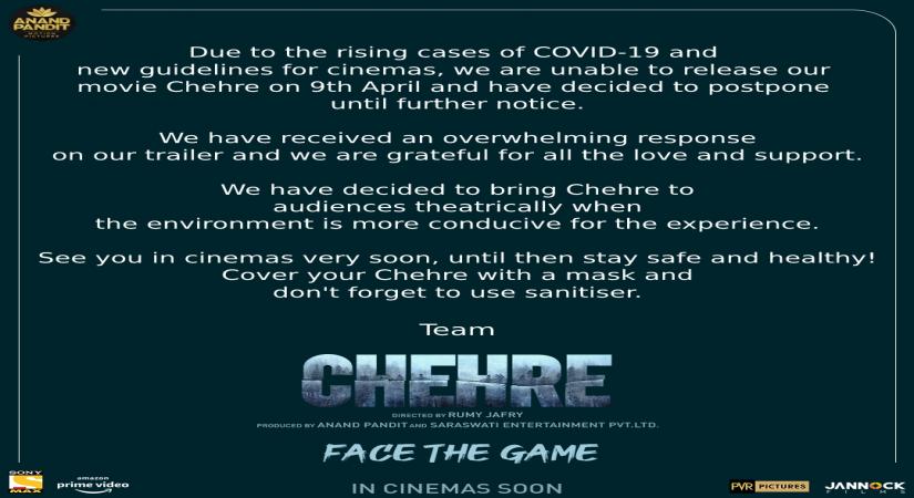 Chehre release date postponed.