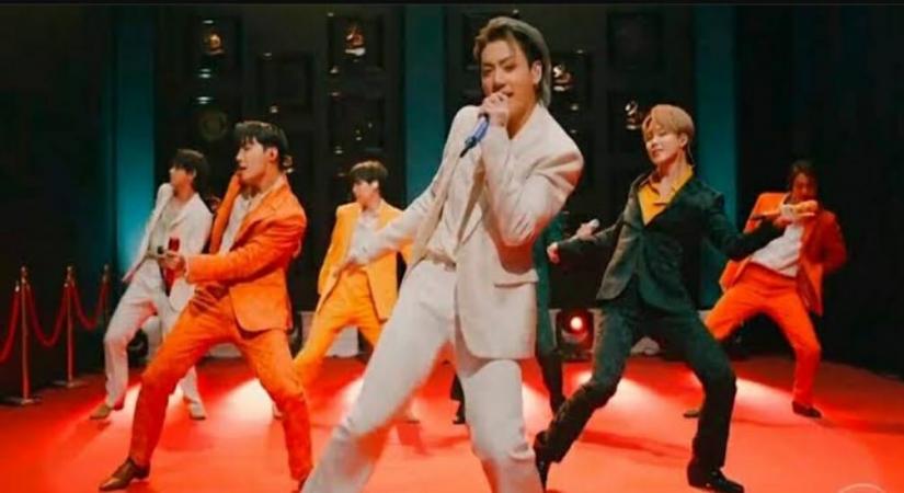 BTS lit up the Grammys stage with 'Dynamite'